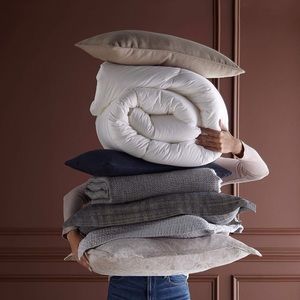 Peacock Alley Canterbury queen duvet cover